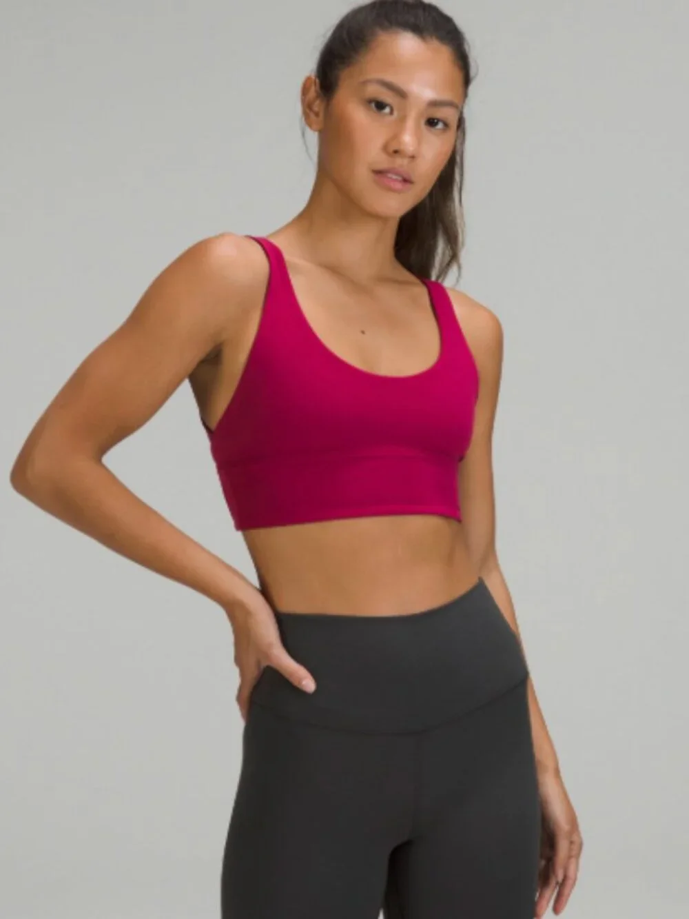 lululemon Align Bra A/B in Pomegranate/Red Merlot - Size 6 - Picture 1 of 7